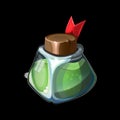 Game icon with magic bottle